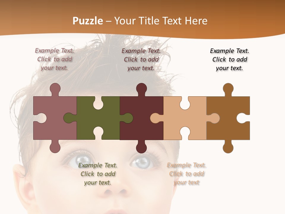 Expression Boy Beautiful PowerPoint Template