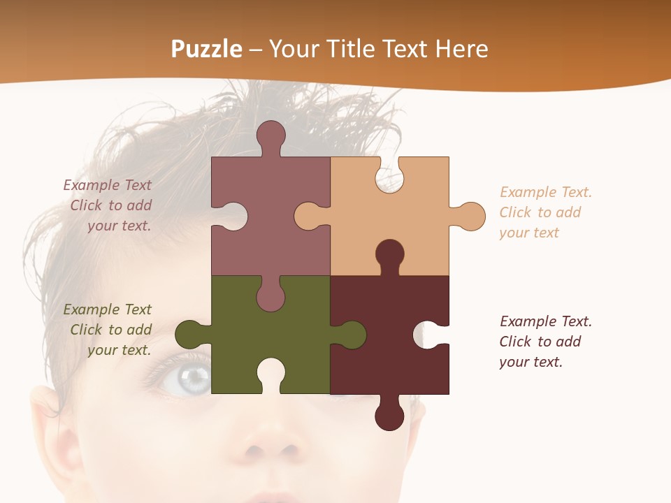 Expression Boy Beautiful PowerPoint Template