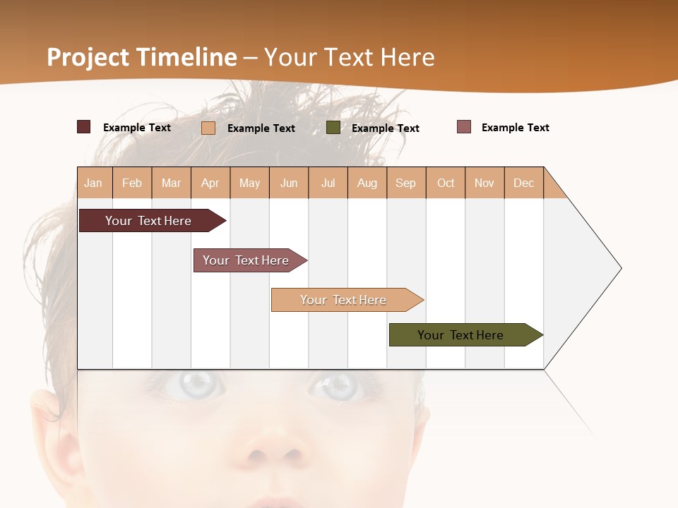 Expression Boy Beautiful PowerPoint Template