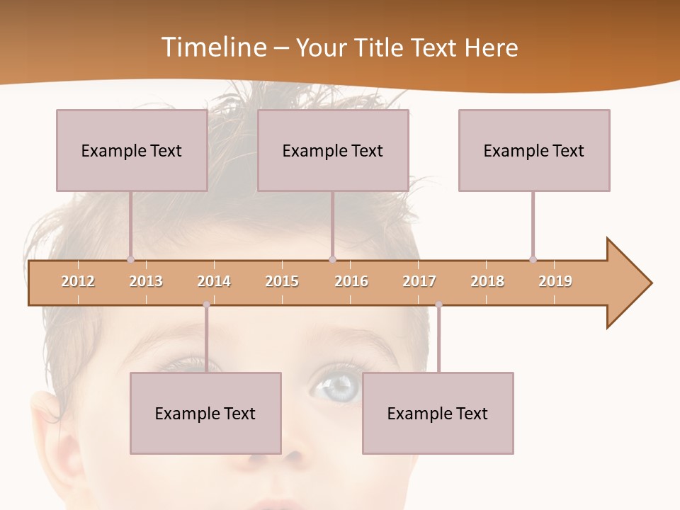 Expression Boy Beautiful PowerPoint Template