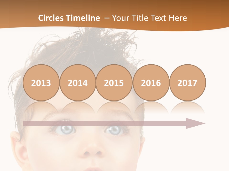 Expression Boy Beautiful PowerPoint Template