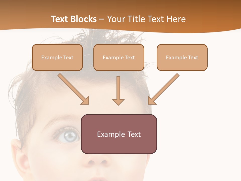 Expression Boy Beautiful PowerPoint Template