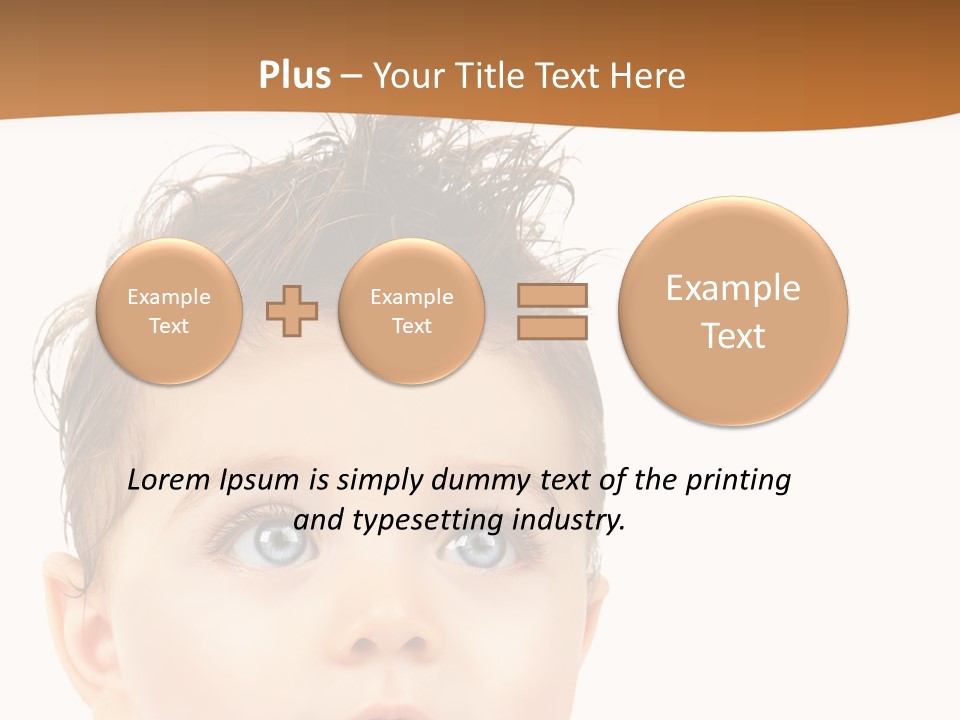 Expression Boy Beautiful PowerPoint Template