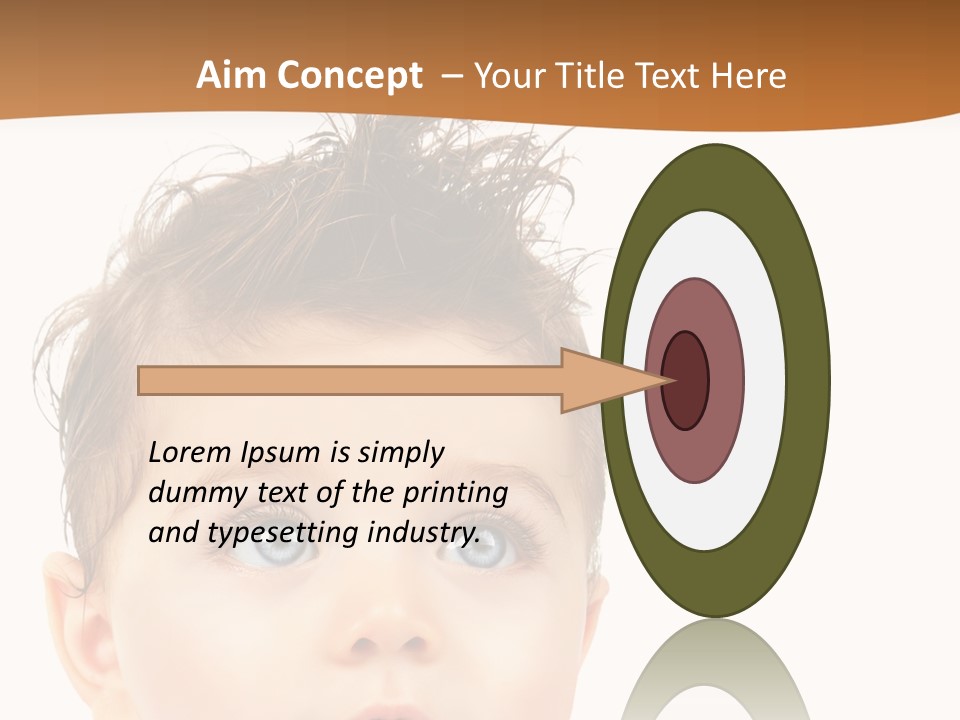 Expression Boy Beautiful PowerPoint Template