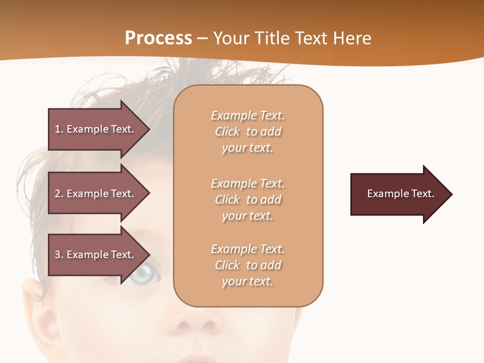 Expression Boy Beautiful PowerPoint Template