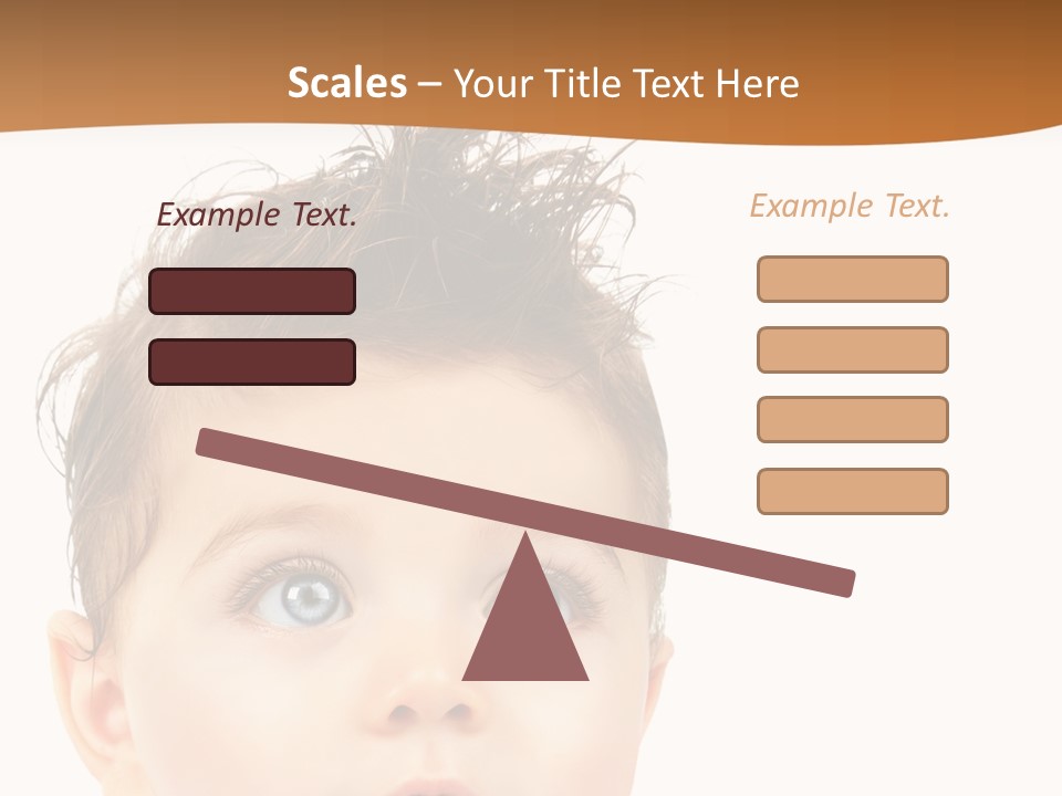 Expression Boy Beautiful PowerPoint Template