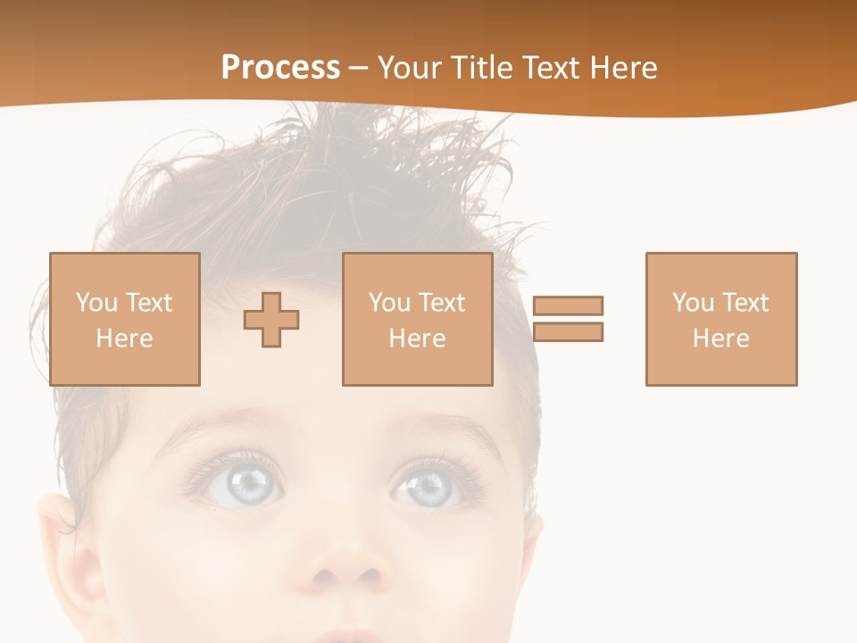 Expression Boy Beautiful PowerPoint Template
