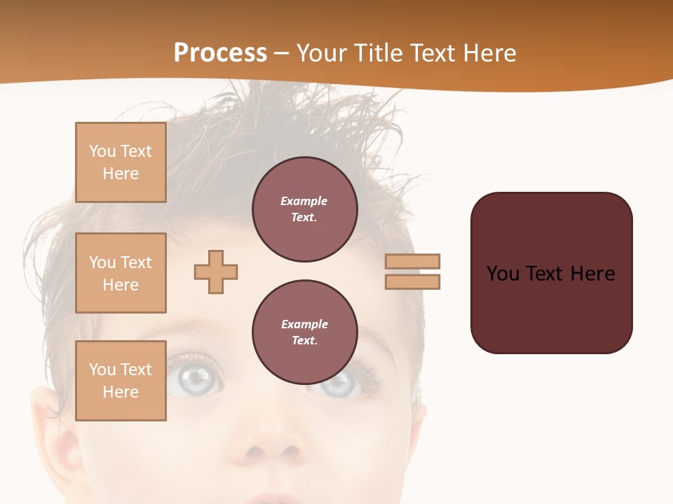 Expression Boy Beautiful PowerPoint Template