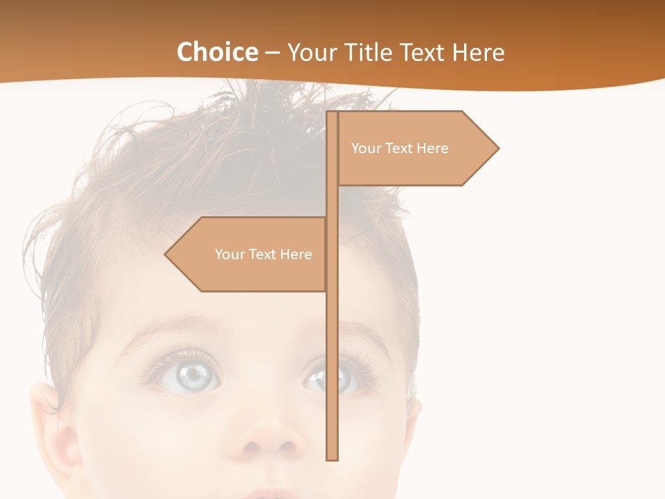 Expression Boy Beautiful PowerPoint Template