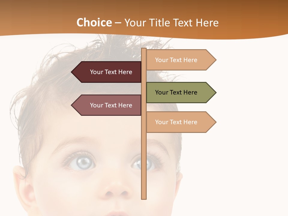 Expression Boy Beautiful PowerPoint Template