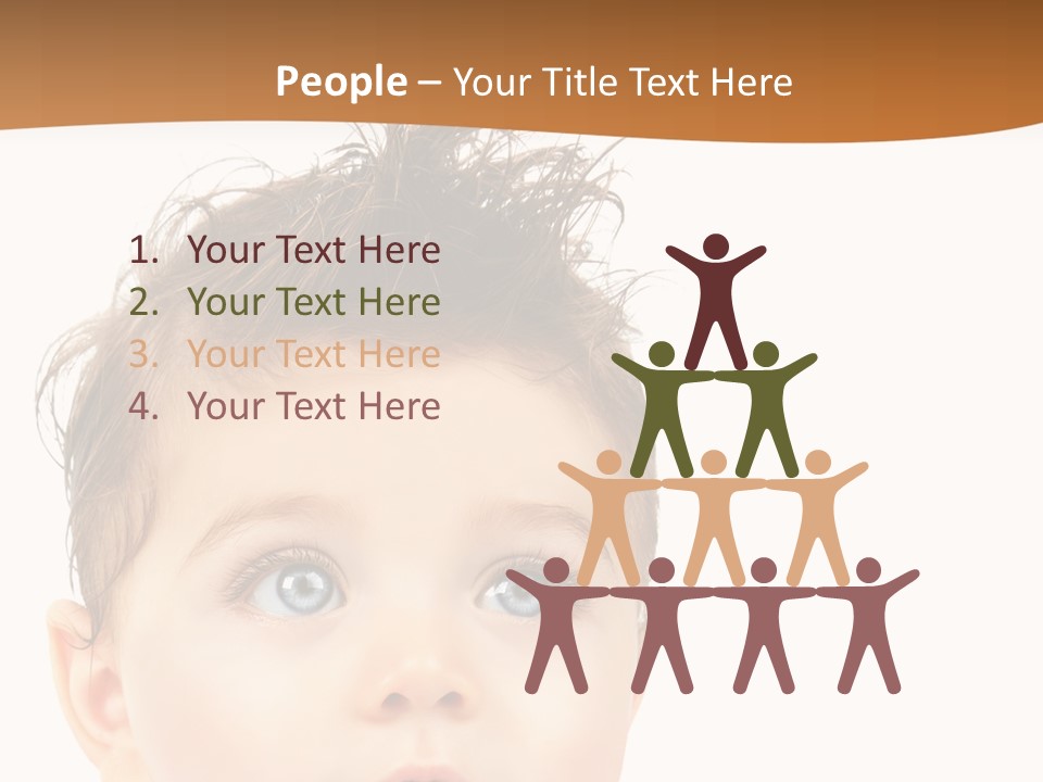 Expression Boy Beautiful PowerPoint Template