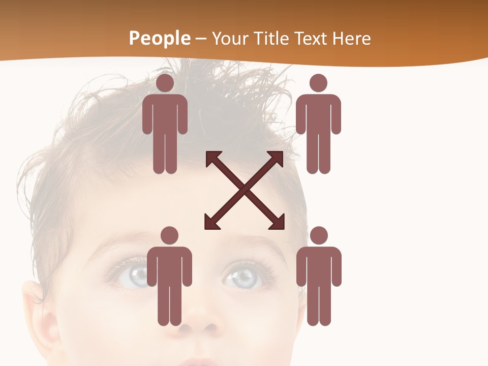 Expression Boy Beautiful PowerPoint Template