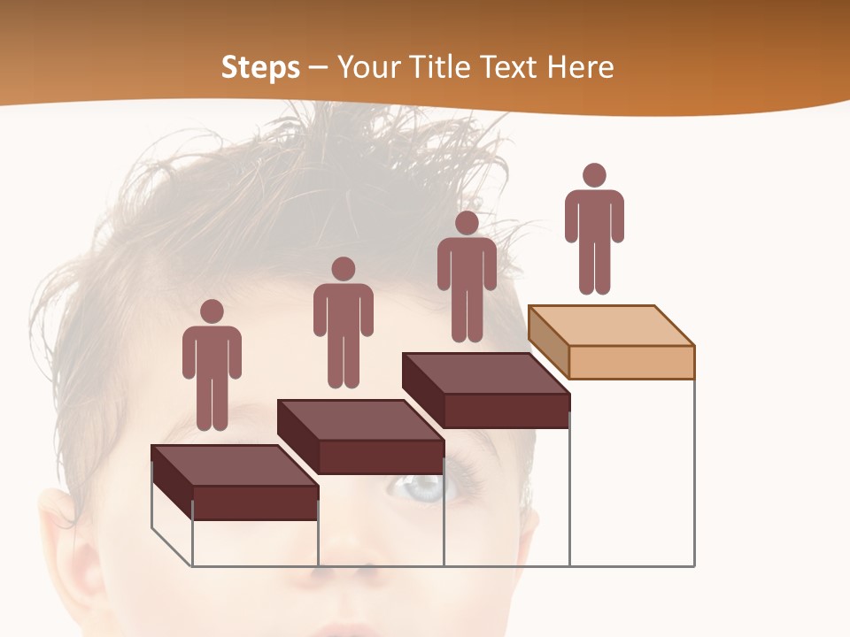 Expression Boy Beautiful PowerPoint Template