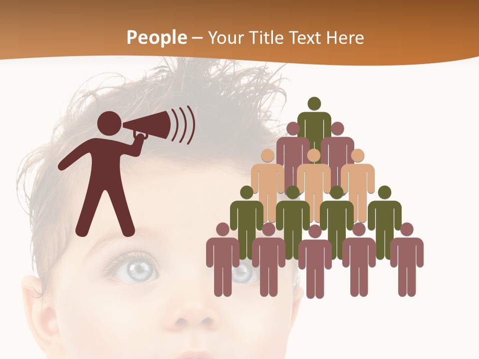 Expression Boy Beautiful PowerPoint Template