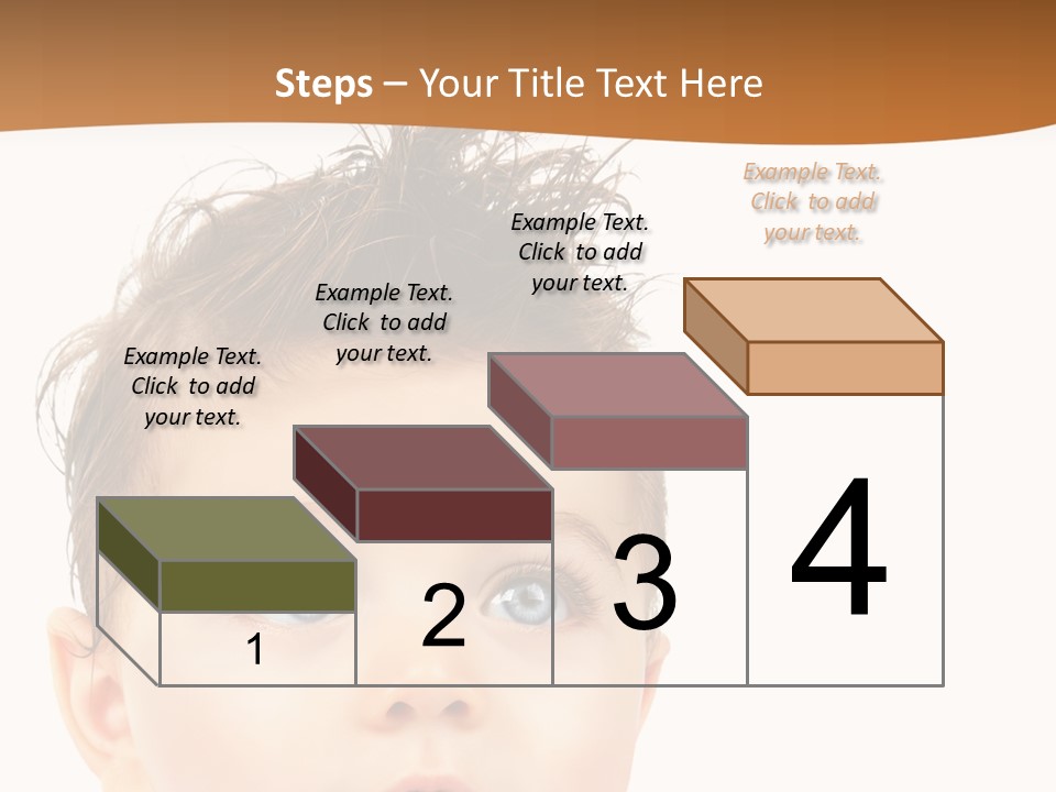 Expression Boy Beautiful PowerPoint Template