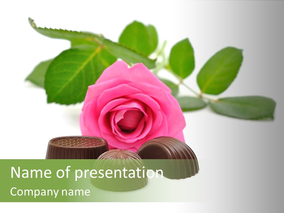 Gourmet Events Gifts PowerPoint Template