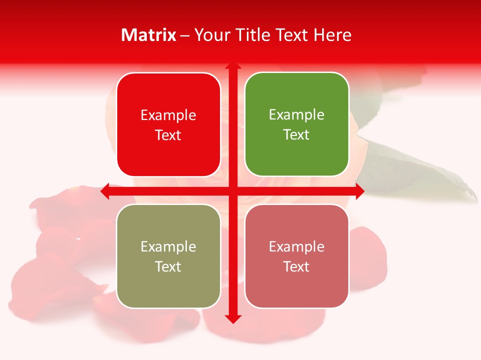 Beauty Red Object PowerPoint Template