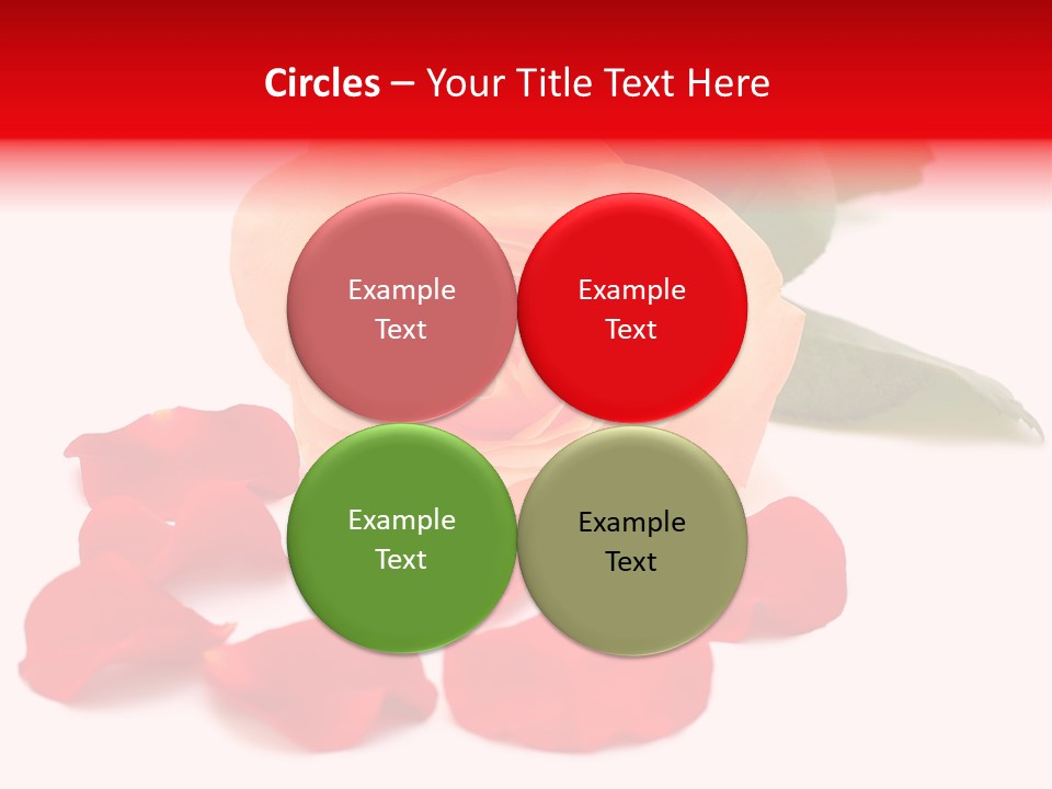Beauty Red Object PowerPoint Template