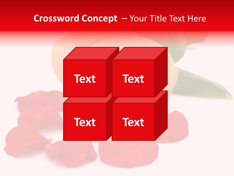 Beauty Red Object PowerPoint Template