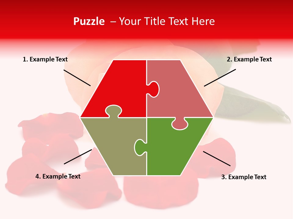 Beauty Red Object PowerPoint Template