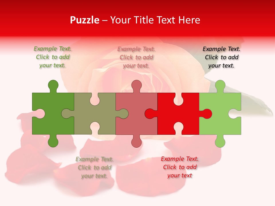 Beauty Red Object PowerPoint Template