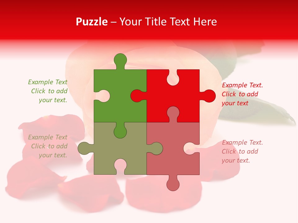 Beauty Red Object PowerPoint Template