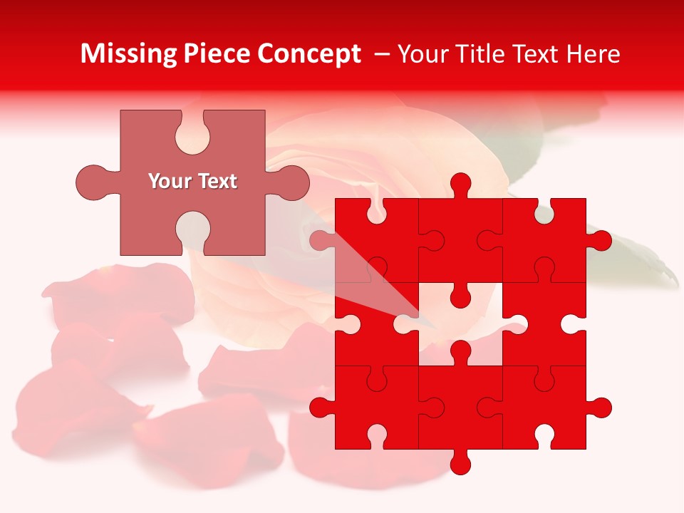 Beauty Red Object PowerPoint Template
