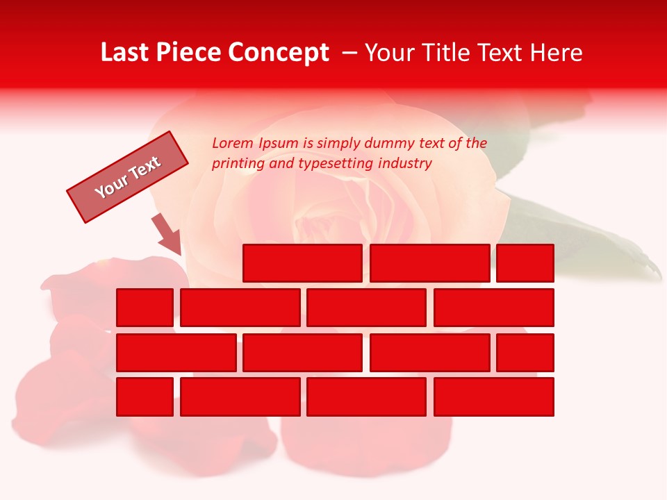 Beauty Red Object PowerPoint Template