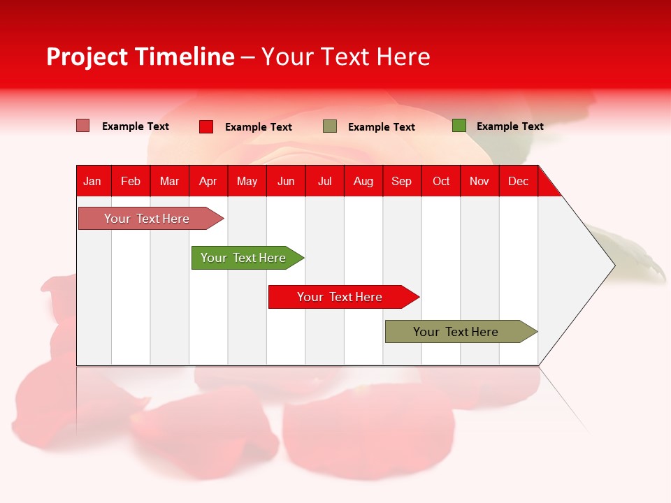 Beauty Red Object PowerPoint Template