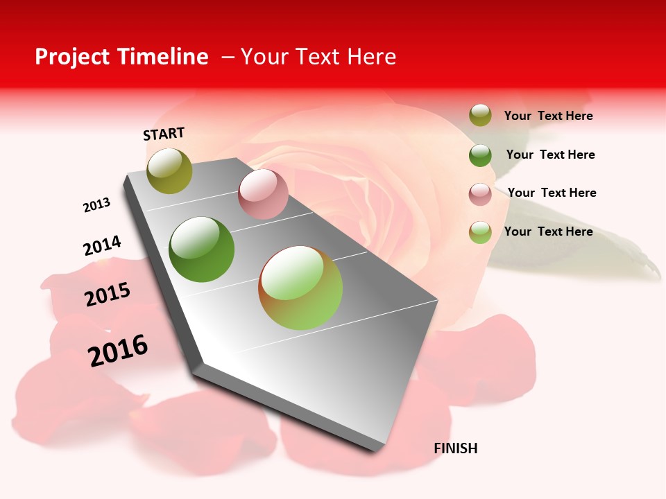 Beauty Red Object PowerPoint Template