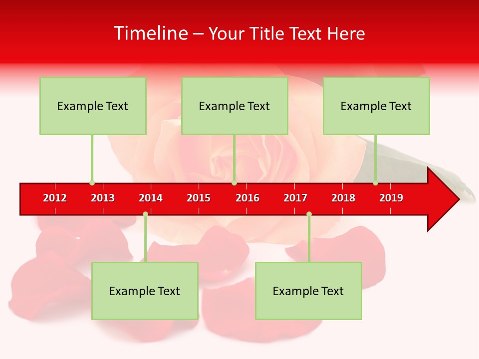 Beauty Red Object PowerPoint Template