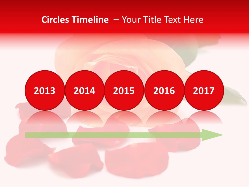 Beauty Red Object PowerPoint Template