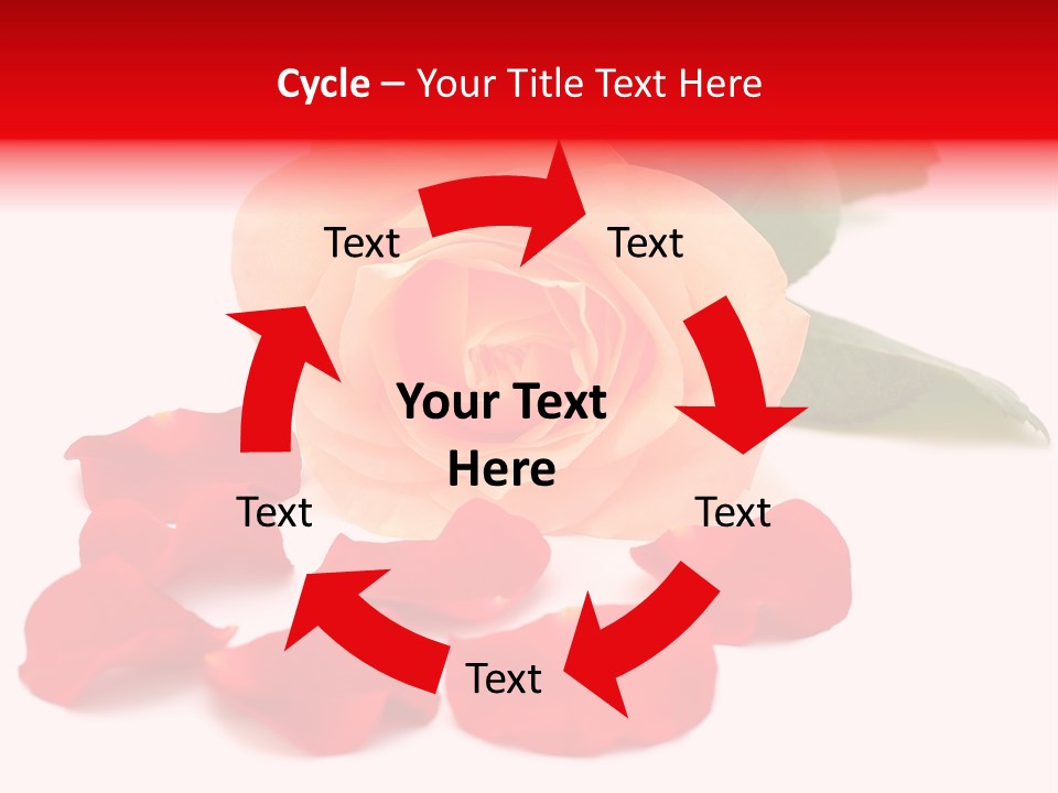 Beauty Red Object PowerPoint Template