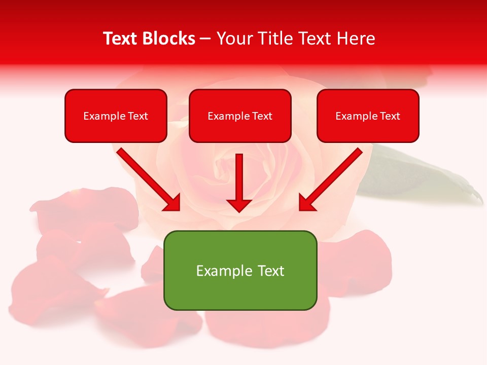 Beauty Red Object PowerPoint Template