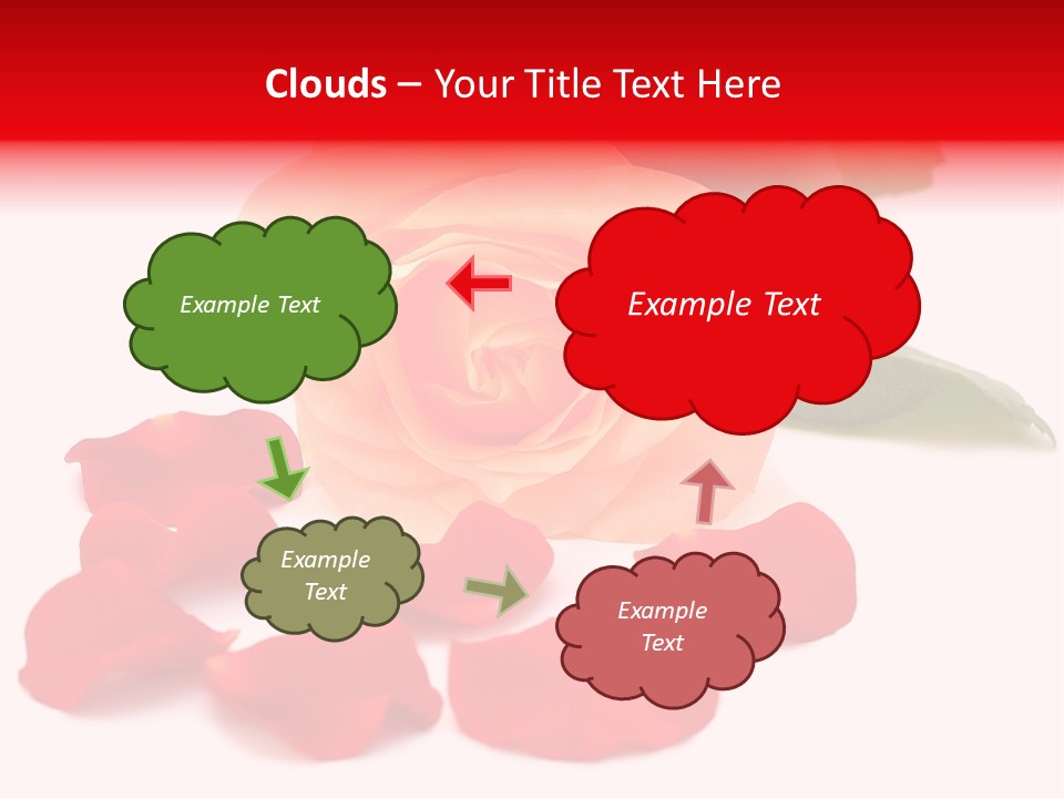 Beauty Red Object PowerPoint Template