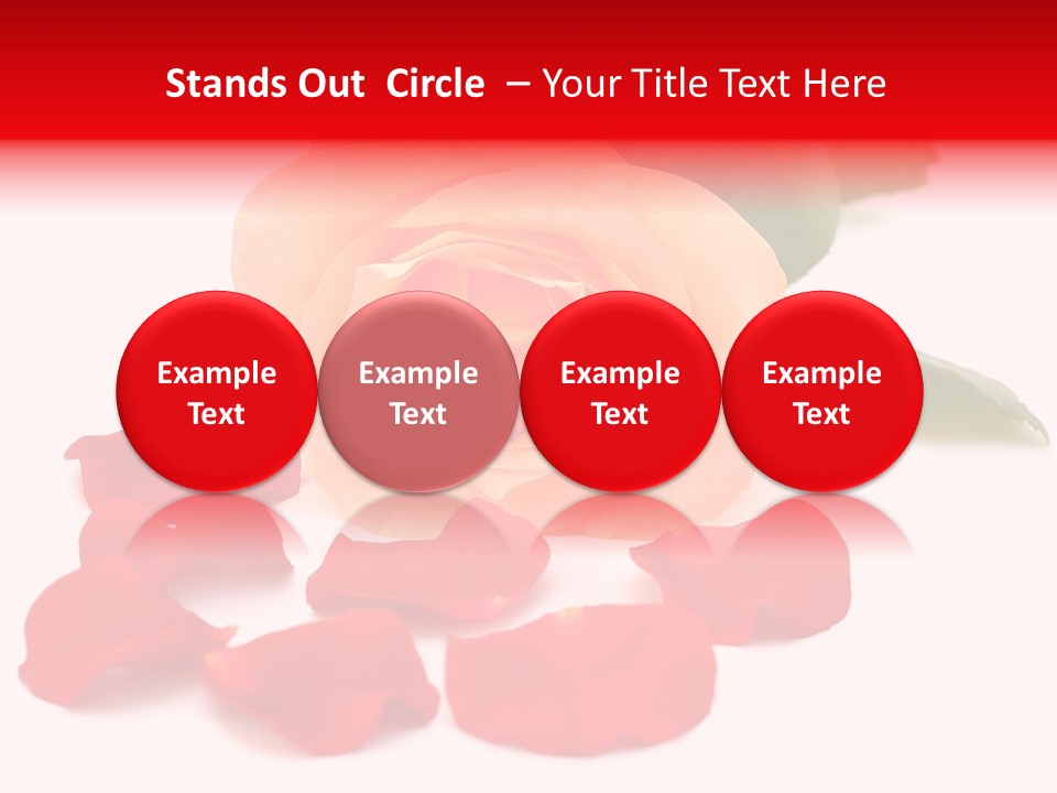 Beauty Red Object PowerPoint Template