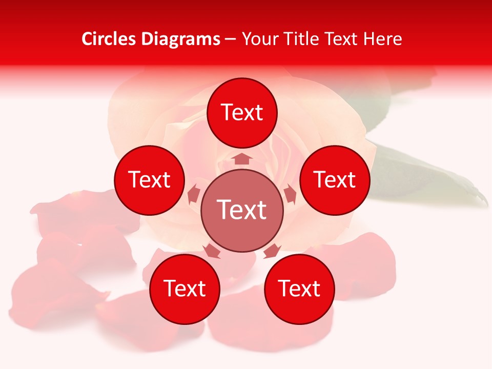 Beauty Red Object PowerPoint Template