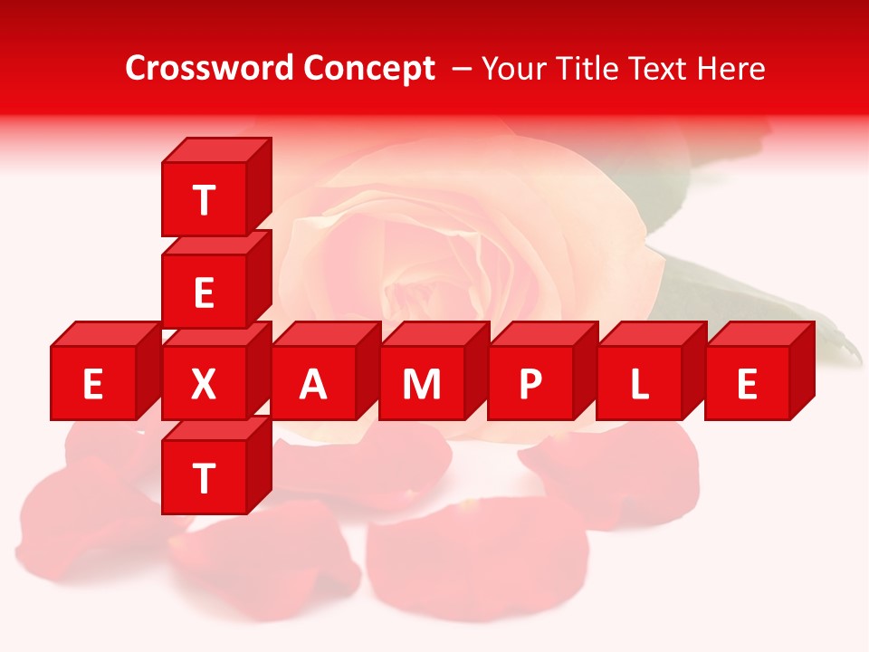 Beauty Red Object PowerPoint Template