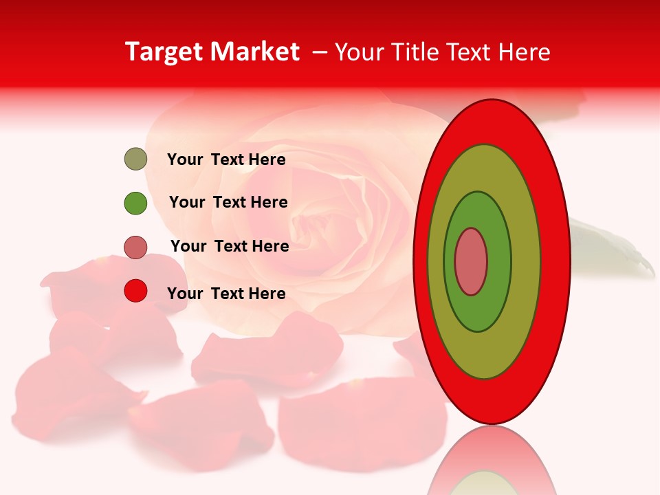 Beauty Red Object PowerPoint Template