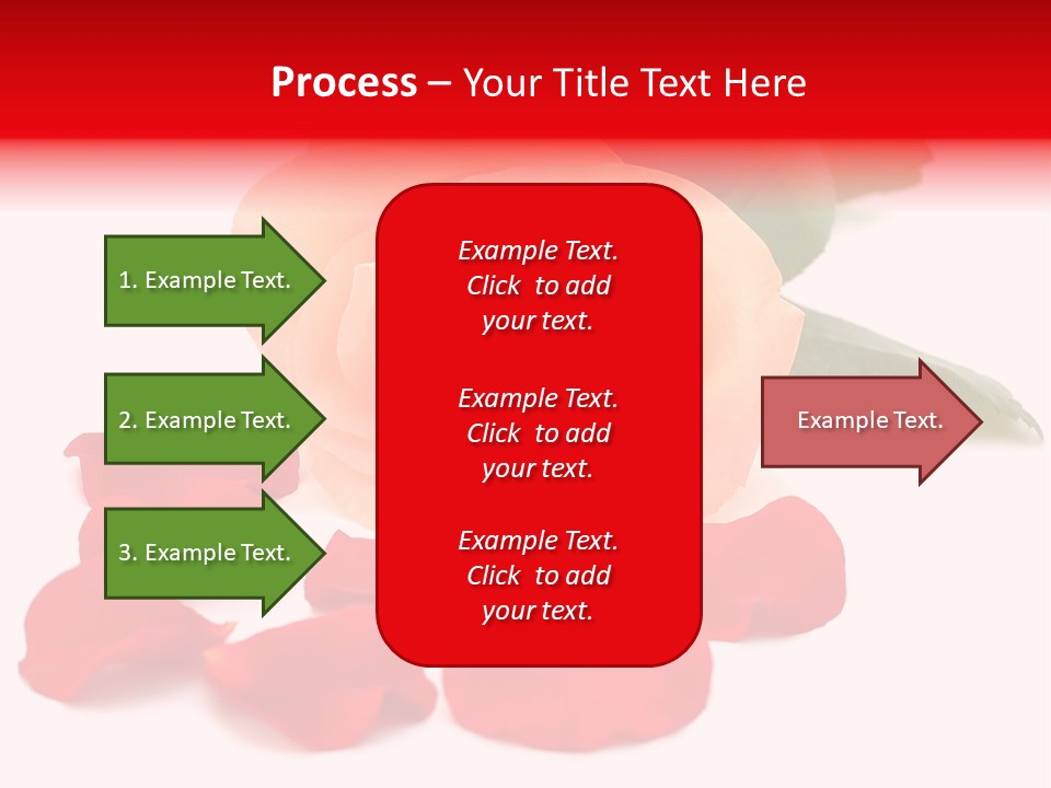 Beauty Red Object PowerPoint Template