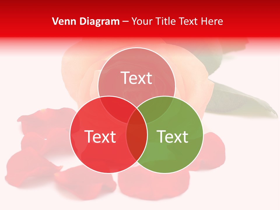 Beauty Red Object PowerPoint Template