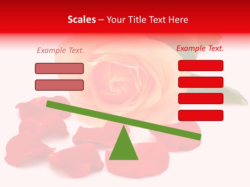 Beauty Red Object PowerPoint Template