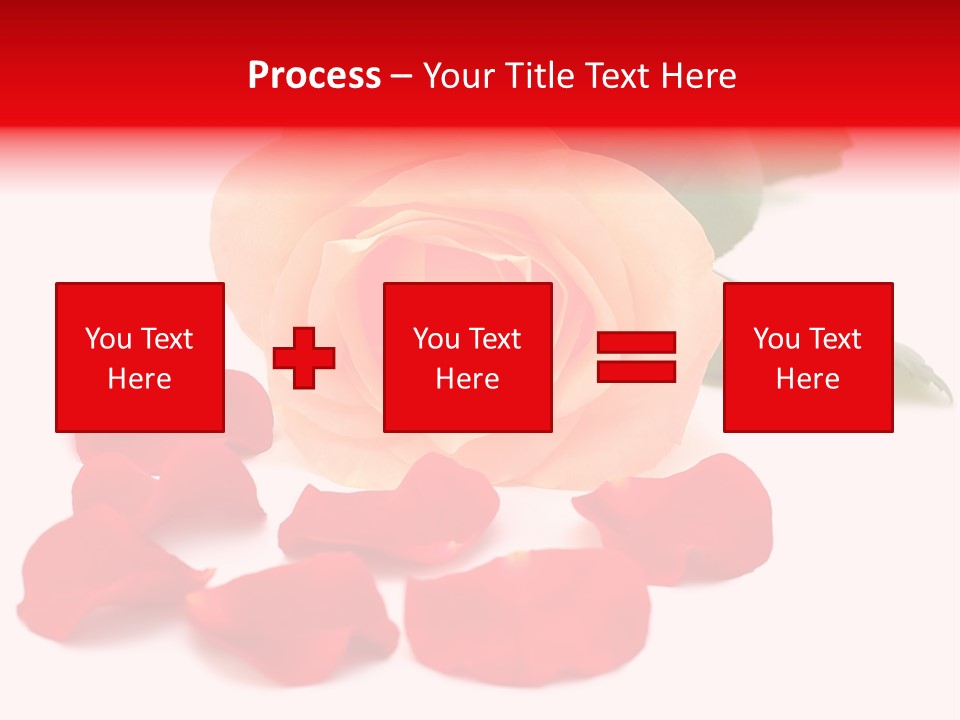 Beauty Red Object PowerPoint Template