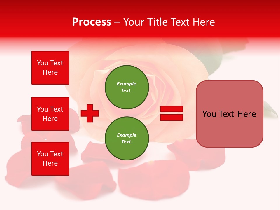 Beauty Red Object PowerPoint Template