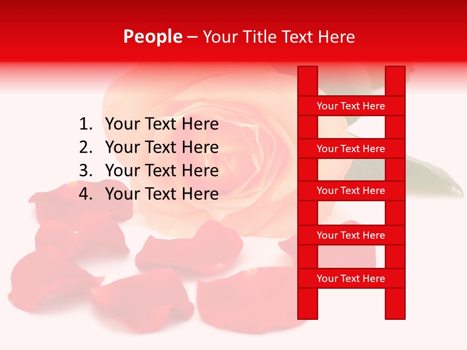 Beauty Red Object PowerPoint Template