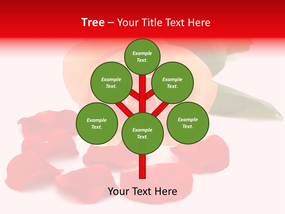 Beauty Red Object PowerPoint Template