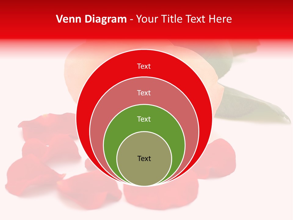 Beauty Red Object PowerPoint Template