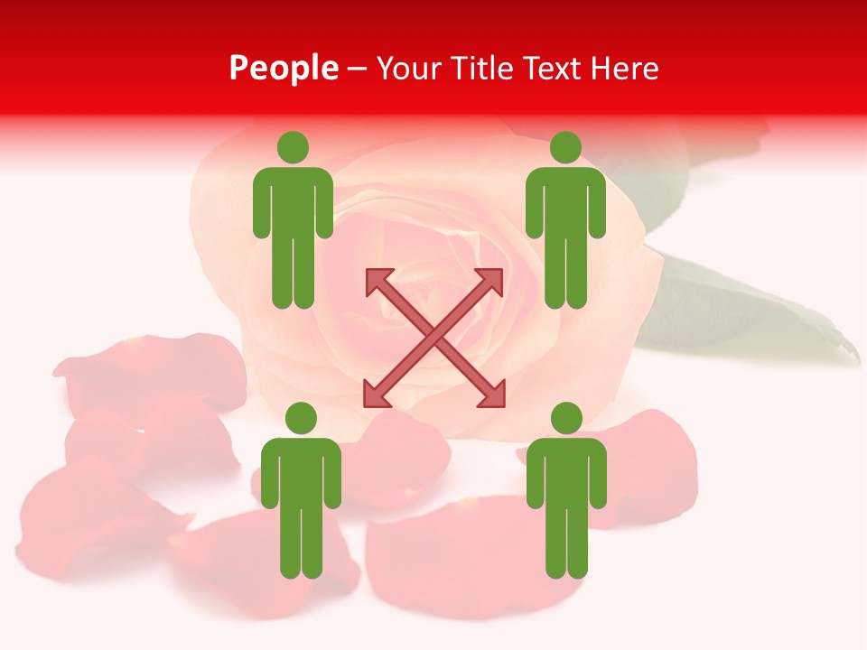 Beauty Red Object PowerPoint Template