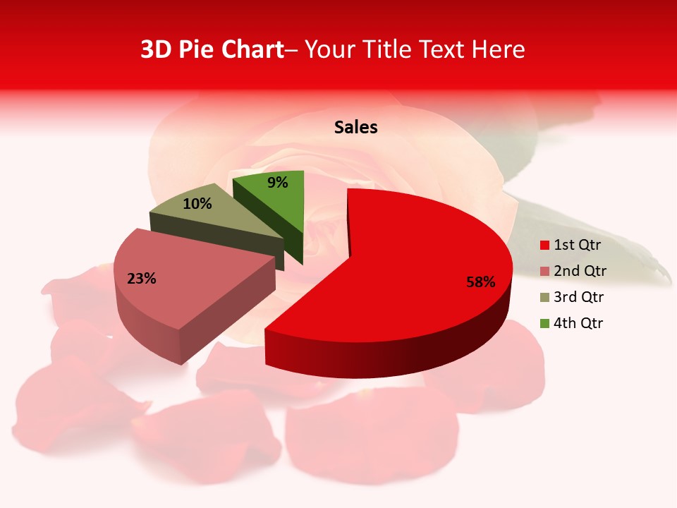 Beauty Red Object PowerPoint Template