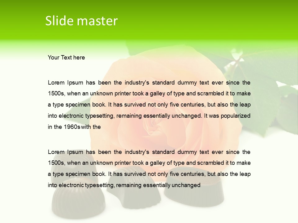 Color Flowers Day PowerPoint Template